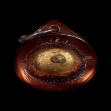 ลูกอมผงยาดำเจ็ดพญาช้างสารหลวงพ่อดิ่ง วัดบางวัว ยุคต้น