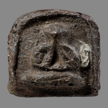 พระปิดตา วัดเงินคลองเตย  พิมพ์ใหญ่ เนื้อผงใบลาน