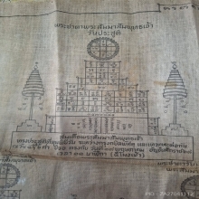 ผ้ายันต์ เจ้าคุณนรวัดเทพศิรินทร์ 