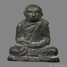 รูปหล่อโบราณหลวงพ่ออยู่  วัดโพรงมะเดื่อ จังหวัดนครปฐม  