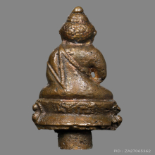 หล่อโบราณเนื้อนวะโลหะพิมพ์กริ่งเพชรกลับออกวัดโบสถ์โพธิ์ทอง