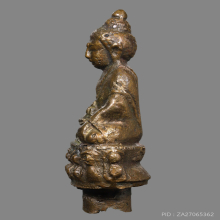 หล่อโบราณเนื้อนวะโลหะพิมพ์กริ่งเพชรกลับออกวัดโบสถ์โพธิ์ทอง