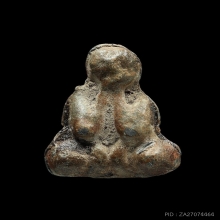 ปิดตาหลังยันต์ใบพัด หลวงพ่อเดิม เนื้อตะกั่วเก่าจัด ชัดเจน