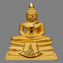 หลวงพ่อโสธร 80 ปี เนื้อทองคำขัดเงา พิมพ์ใหญ่ พ.พานเลข 2 ตัว