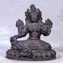 อวโลกิเตศวร ดินไทยเก่าๆ หน้าตัก 3 นิ้ว