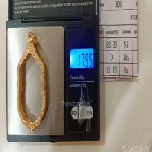 ตลับทอง90 เพชรแท้เหรียญเสมา 8 รอบ หลวงปู่ทิม 17.95 กรัม