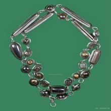 ตะกรุดชุดประคำคาบ หลวงพ่อเดิม วัดหนองโพ เลี่ยมเงินโบราณ