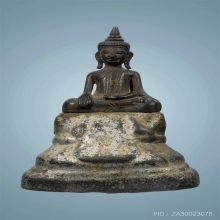 พระพุทธสมัยอยุธยา เนื้อเงิน  3 นิ้ว