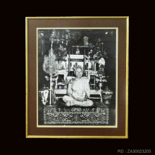 รูปถ่ายขาวดำขนาดบูชา หลวงปู่เพิ่ม วัดกลางบางแก้ว 