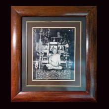 รูปถ่ายขาวดำขนาดบูชา หลวงปู่เพิ่ม วัดกลางบางแก้ว 