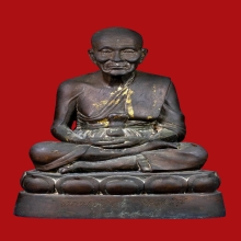 พระบูชาหลวงพ่อทวด 5 นิ้ว เนื้อสำริด ปี 2535 กองทุนหลวงปู่ทวด