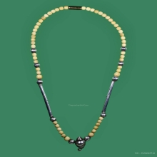 ตะกรุดเพชรหลีก-มหารูดน้อย เนื้อเงิน หลวงพ่อกวย สร้อยประคำงา