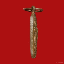 เหรียญพระลอย หลวงพ่อกุหลาบ วัดใหญ่สว่างอารมณ์ นิยม มีจาร