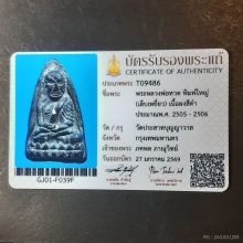 หลวงปู่ทวด พิมพ์ใหญ่เล็บเหยี่ยว วัดประสาทบุญญาวาส ปี06 สวยๆ