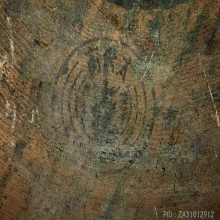 ฆ้องเนื้อทองเหลืองโบราณ ขนาดใหญ่ ขนาด 14.5*14. 5 นิ้ว