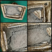 พระบูชาหลวงพ่อพรหม ฐานเหลี่ยม5“ ปี11ไม่มีเล็บมือ