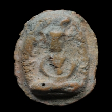 หลวงพ่อเชย วัดท่าควาย พิมพ์ฤาษี หลังเบี้ย จาร 