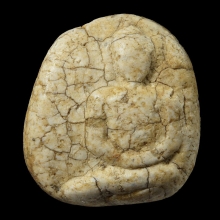 พระวัดพลับ พิมพ์สมาธิใหญ่ เนื้อผง พ.ศ.2380