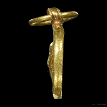 เหรียญเม็ดแตง หลวงปู่ทวด วัดช้างให้ ปี06 เนื้อทองคำ