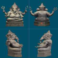 พระพิฆเนศ มูลนิธิสร้างรุ่นแรก ปี2535 9นิ้ว