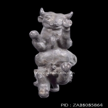 วัวธนู อาจารย์เณรวิเศษณ์ สิงห์คำ รุ่นแรก เนื้อเงิน ปี2519