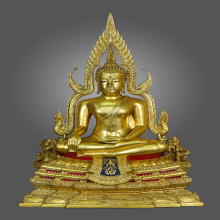 พระบูชาพระพุทธชินราชจำลอง ภปร รุ่น พุทธนเรศร์