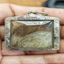 หนังหน้าผากเสือด้านหลังจารยันต์ใบพัด