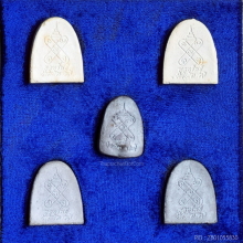 พระผงปิดตานักกล้าม หลวงพ่อพูลทรัพย์ วัดอ่างศิลา จ.ชลบุรี 