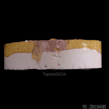 องค์พ่อ จตุคาม-รามเทพ รุ่นบูรณะเจดีย์ราย ปี2545 เคลือบเหลือง