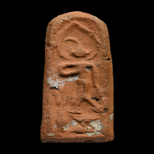     พระลีลาข้างแจกันดอกไม้หลวงปู่พริ้งวัดบางปะกอก ปีพ.ศ.2459