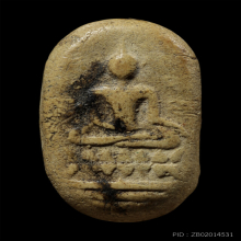 พระพิมพ์เล็บมือสะดุ้งกลับเนื้อผงเก่า