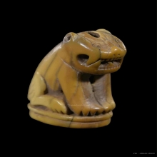 เสือหลวงพ่อปาน วัดมงคลโคธาวาส (ตัวใหญ่) คิลป์นิยม อ้าปาก 