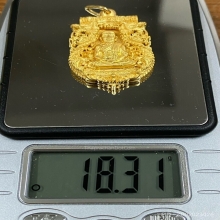 พระทองคำ หลวงปู่ทวด  รุ่นเจริญพร เลื่อนสมณศักดิ์ 