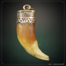 เขี้ยวเสือไฟ เครื่องรางมหาอำนาจ เลี่ยมนาคเก่าเดิม