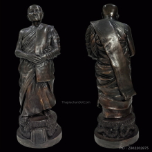 พระบูชายืนหลวงปู่สิมฯ วัดถ้ำผาปล่อง เชียงใหม่ ปี 2534