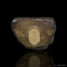 รูปหล่อโบราณหลวงพ่อสงฆ์ รุ่นสร้างกุฏ ๒๕๑๐ เนื้อช้อนส้อม