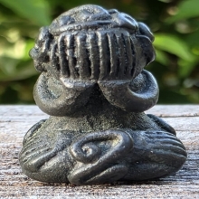 พระปิดตาหลวงพ่อทับ วัดทอง เนื้อสัมฤทธิ์เงิน