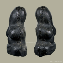 ปิดตา พ่อทองสุข วัดสะพานสูง พิมพ์ชลูดใหญ่ ใบลานผงโสฬสมงคล 