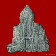 พระอู่ทองหลังกาบหมาก เนื้อชินเงิน ปรอทขาว