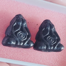 2องค์ ปิดตามหาอุด หลวงพ่ออี๋ วัดสัตหีบ เนื้อเมฆพัตร ปี2484