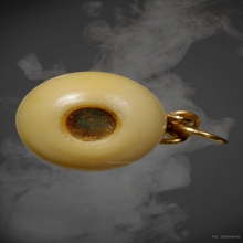 น้ำเต้าดูดเรียกทรัพย์ หลวงพ่อสด วัดปากน้ำ รุ่นแรก (สีงานิยม)