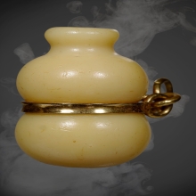 น้ำเต้าดูดเรียกทรัพย์ หลวงพ่อสด วัดปากน้ำ รุ่นแรก (สีงานิยม)