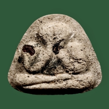 ปิดตาวัดสำนักกะท้อน ผงธูป ฝังพลอยเสก หลวงปู่ทิม ปลุกเสก ปี16