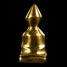 พญาเหล็กไหลพ่อหวล วัดพุทไธศวรรย์ สีท้องปลาไหล สูง 2.8 ซ.ม.