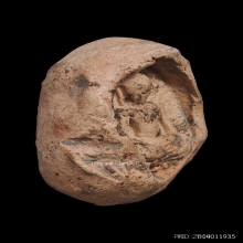 พระซุ้มศรีวิชัย (เม็ดกระดุม) พิมพ์ชลูด เขาศรีวิชัย