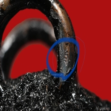 เบี้ยแก้หลวงปู่เจือ วัดกลางบางแก้ว ปี 48 ตอกโค๊ตที่หู