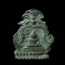 พระพุทธชินราชซุ้มเสมาทิศ เนื้อชินเงิน กรุวัดใหญ่ จ.พิษณุโลก