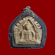 พระขุนแผนครูบาจันต๊ะ รุ่น1 ปี37เลี่ยมเงิน