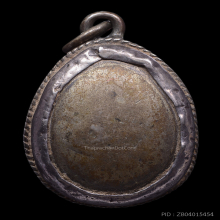 >>>..,เบี้ยแก้ หลวงพ่อคำ วัดโพธิ์ปล้ำ หุ้มเงินเก่า คลาสสิค