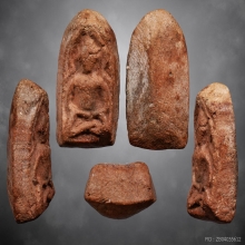 พระซุ้มแหลม เนื้อดิน หลวงปู่บุญ วัดกลางบางแก้ว